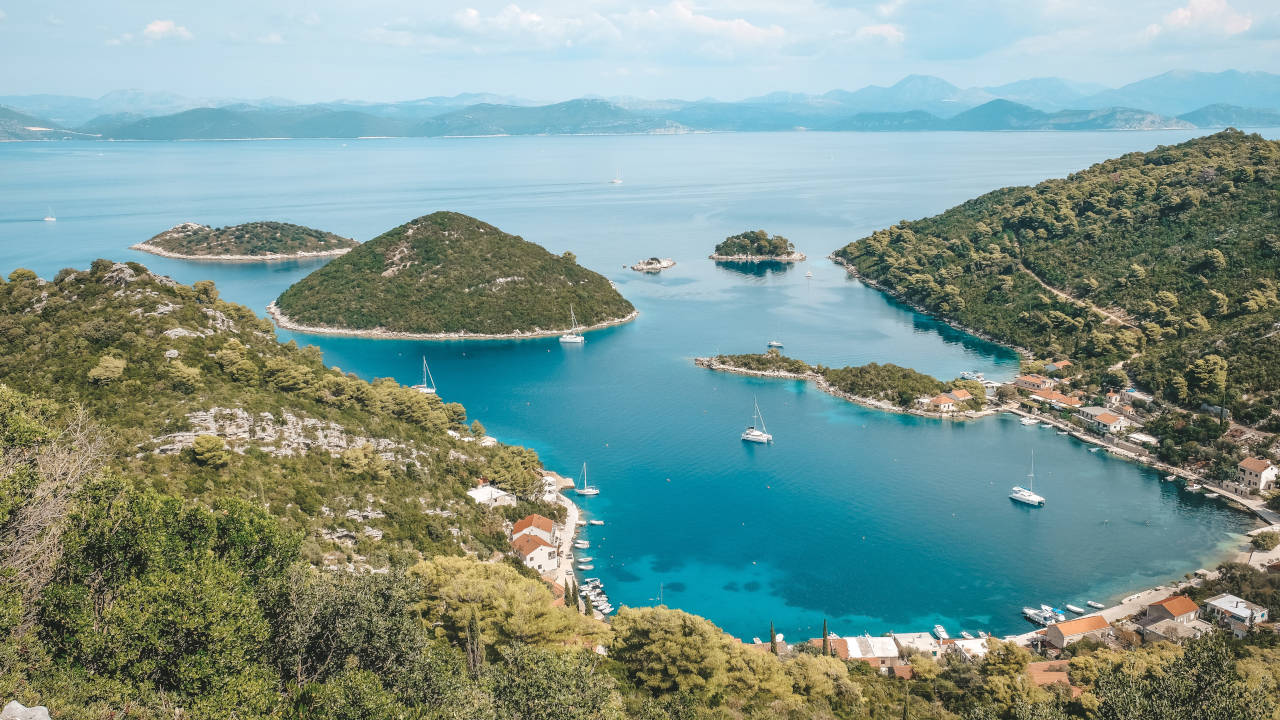 Bareboat-Verleih Kroatien Mljet Saplunara