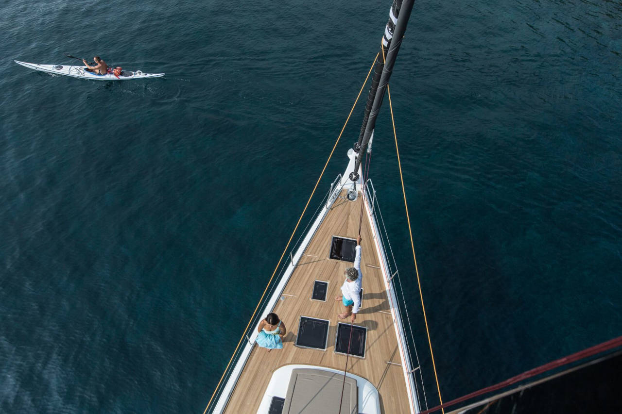 Chartering the Dufour 56 exclusive in the Mediterranean