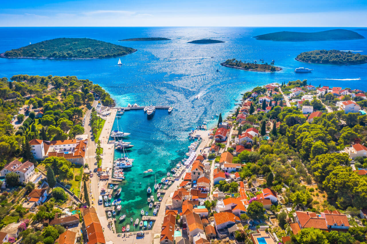 Maslinica auf der Insel Šolta