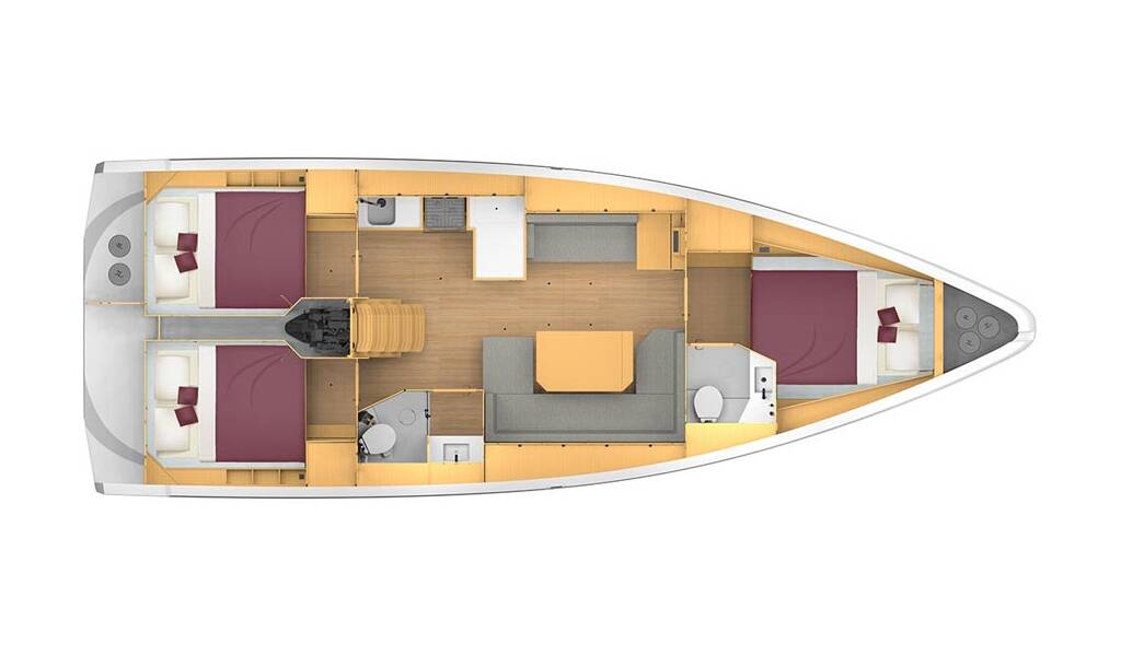 Sailing yacht Bavaria C42 Style Leya