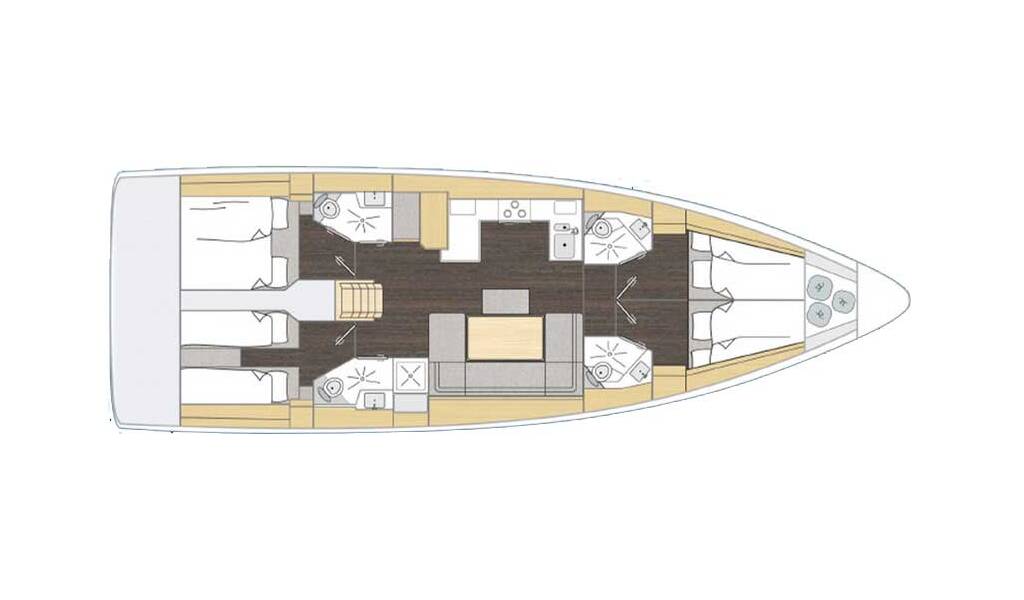 Sailing yacht Bavaria C46 PT #1