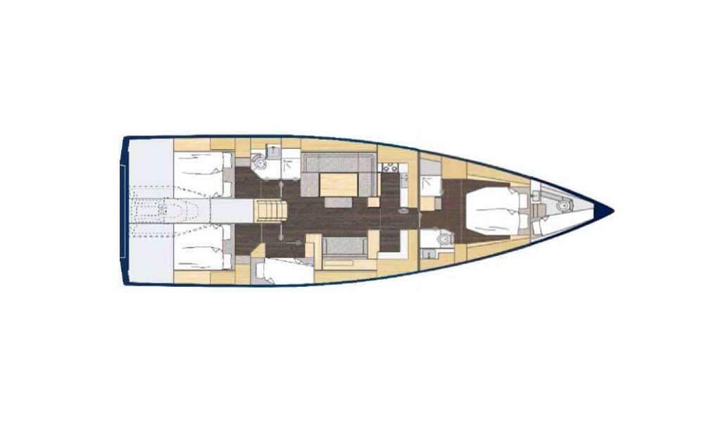Sailing yacht Bavaria C57 Style F-ONE (skippered)