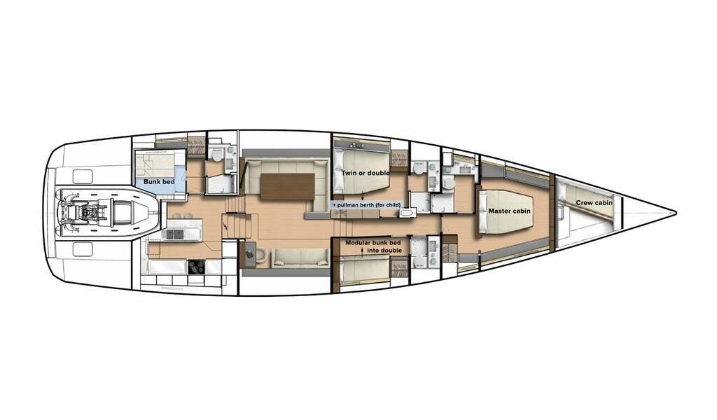 Sailing yacht CNB 76 Aenea
