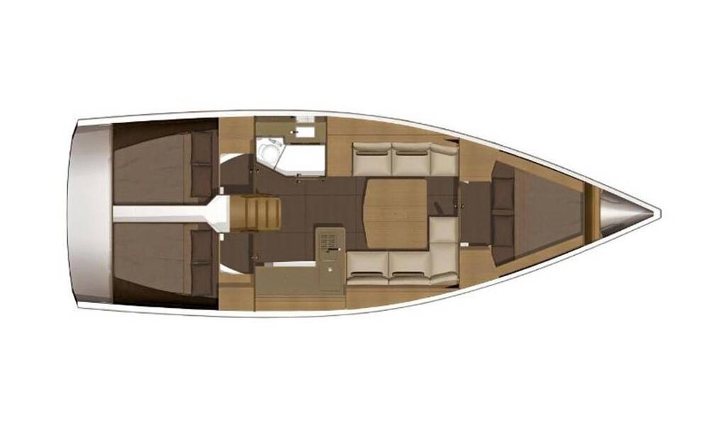 Sailing yacht Dufour 382 GL Elyra