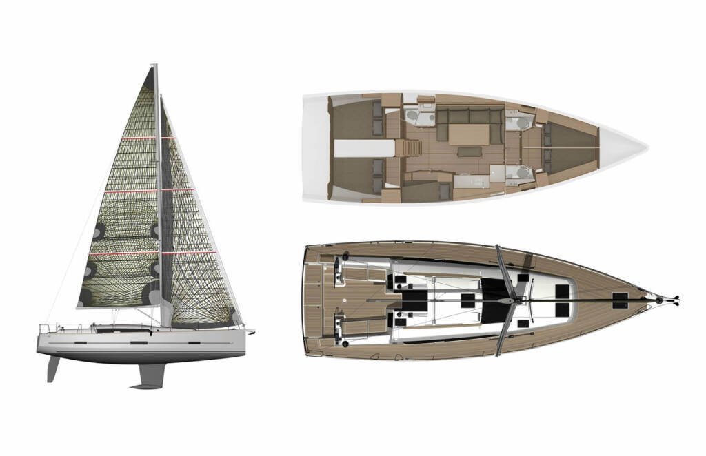 Sailing yacht Dufour 460 GL Mega