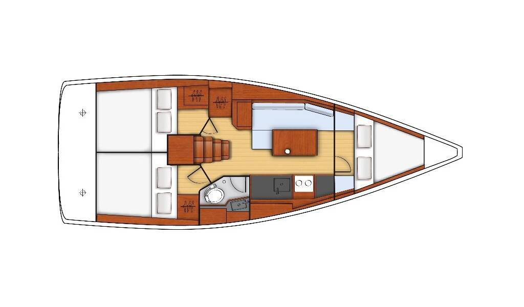 Sailing yacht Oceanis 35 Dalmar