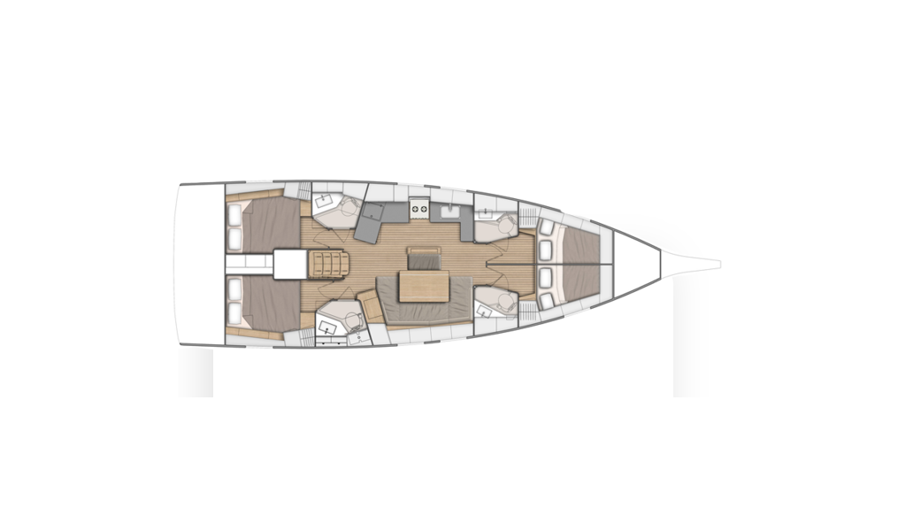 Sailing yacht Oceanis 46.1 Nalu