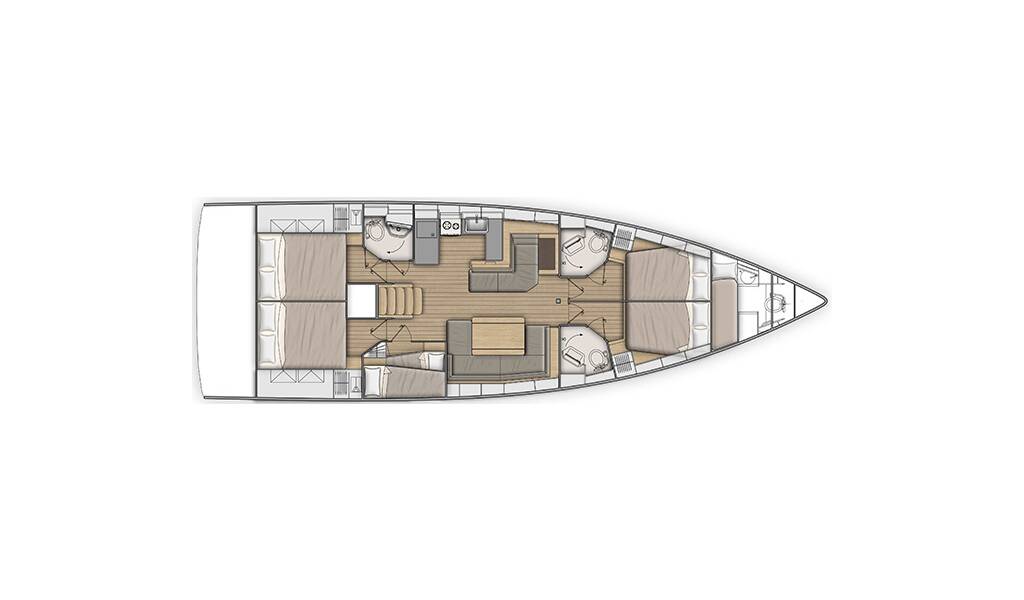 Sailing yacht Oceanis 51.1 Anna