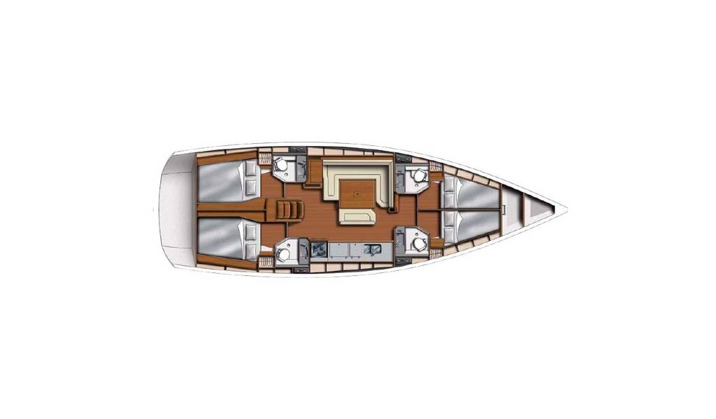Sailing yacht Sun Odyssey 469* Trium